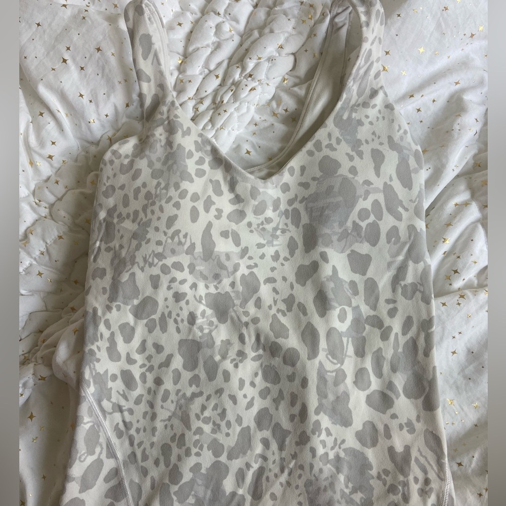 SUPER RARE LULULEMON cheetah align tank
